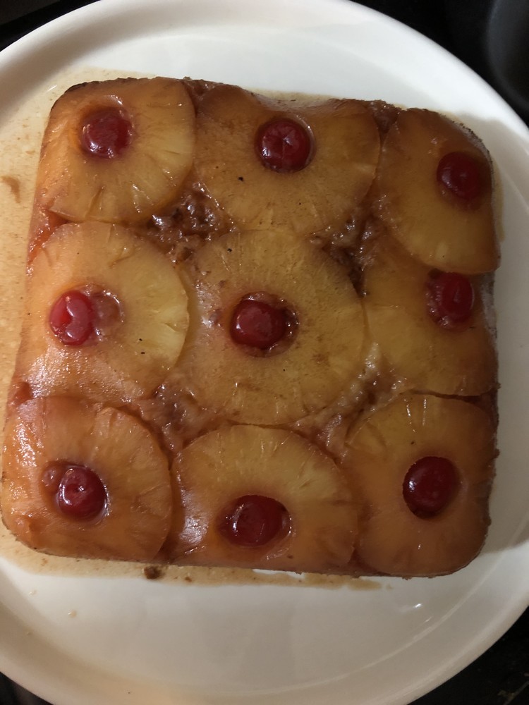 パイナップルアップサイドダウンケーキ１の画像