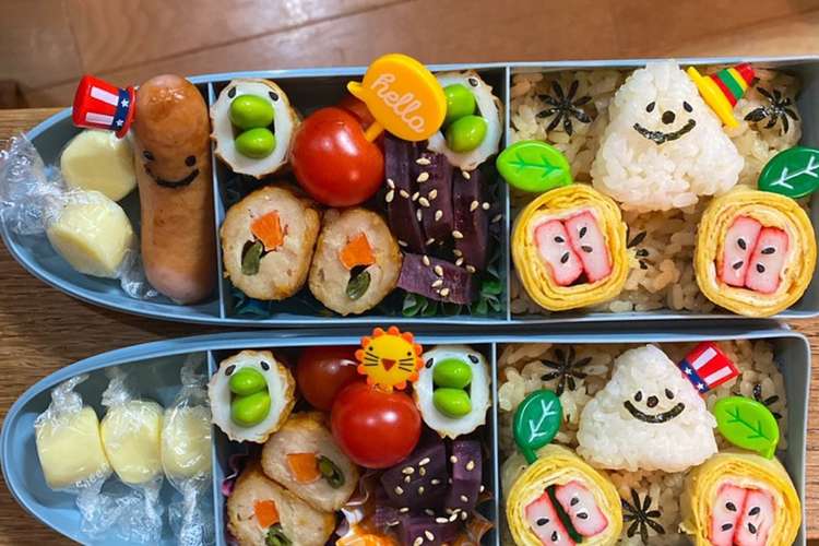 4歳と2歳11ヶ月のお弁当 レシピ 作り方 By まなななま クックパッド 簡単おいしいみんなのレシピが379万品