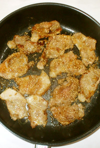 豚肉の胡麻醤油焼き♪簡単向田邦子の手料理
