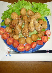 鶏手羽元と里芋の八角煮