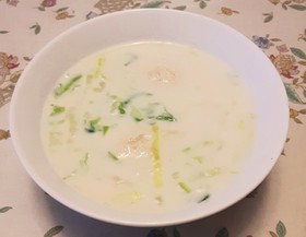 ズボラさんのミルクスープ(中華風)
