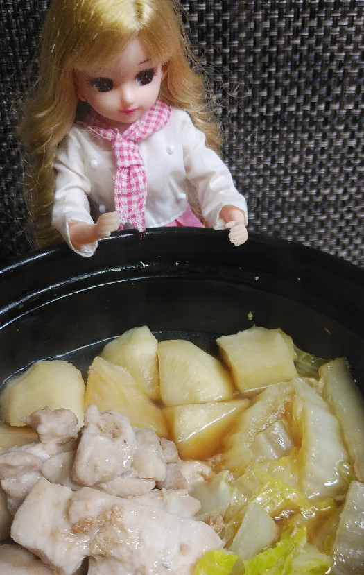 リカちゃん♡リバイバルかぶ白菜鶏炊いたんの画像
