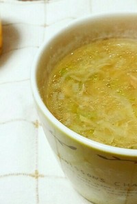 たっぷり葱と大根ツナ★和風スープ