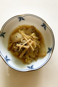 サバ味噌煮缶と白菜の煮物（炊飯器調理）