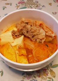 ジタンさんのチゲ鍋(韓国風)