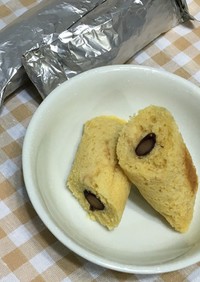 HMで！黒豆きな粉ホイルケーキ