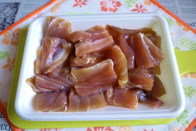 キハダマグロの剥き身のヅケ レシピ 作り方 By Aranjuez5 クックパッド 簡単おいしいみんなのレシピが361万品