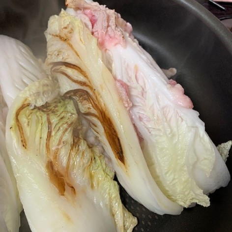 豚バラと白菜のミルフィーユ焼き