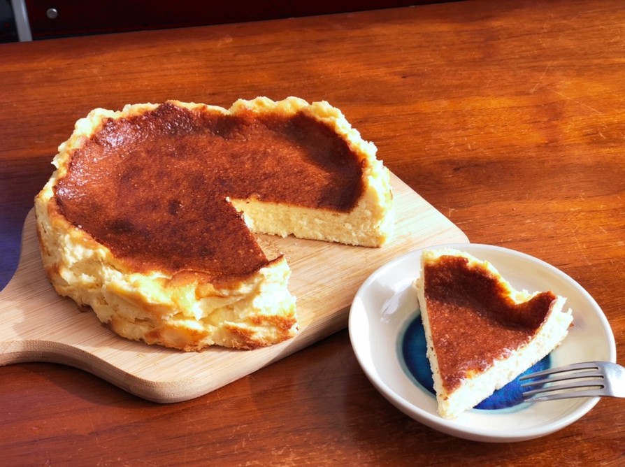 簡単！バスク風チーズケーキ(18cm)の画像