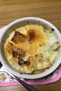 白菜と厚揚げのグラタン♪