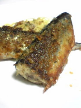塩さんまの香るパン粉焼き