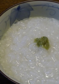 生米で作る普通のお粥