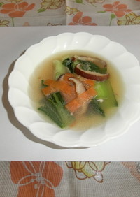 チンゲン菜のスープ