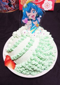 プリキュア　ドームケーキ