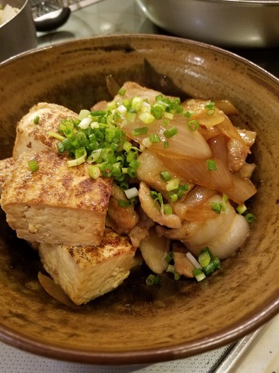 超簡単！すき焼きのタレで豚バラ肉豆腐の写真