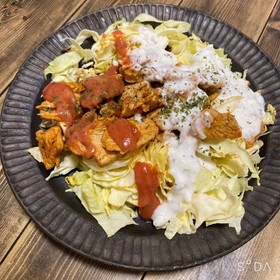 簡単本格★ヘルシーなチキンケバブサラダ
