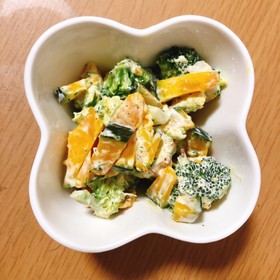 簡単副菜 かぼちゃのマヨサラダ