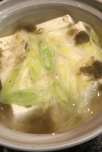 簡単おつまみ☆湯豆腐