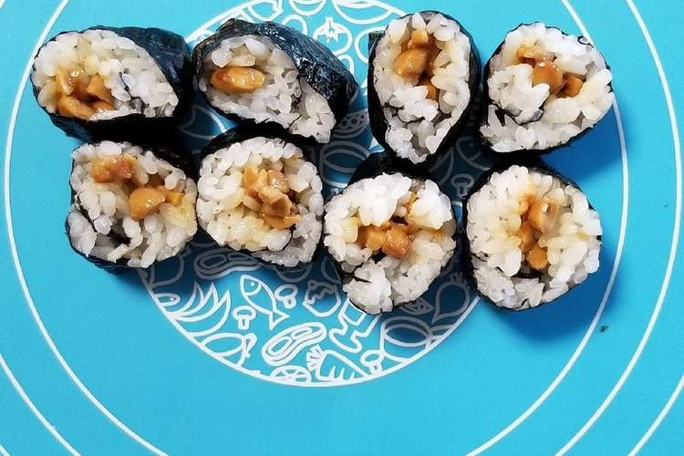 子ども向け 一口納豆巻き レシピ 作り方 By Omママ クックパッド 簡単おいしいみんなのレシピが376万品