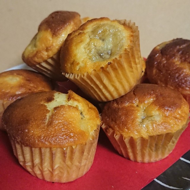 トースターとアルミカップでバナナマフィン レシピ 作り方 By ズボラんぬ クックパッド 簡単おいしいみんなのレシピが356万品