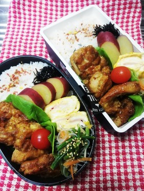 高校男子弁当♡鶏肉の甘辛焼1/23