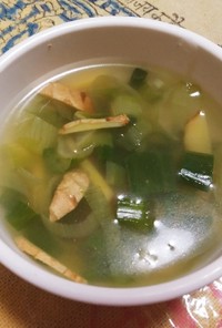 ネギ生姜スープ(簡単)