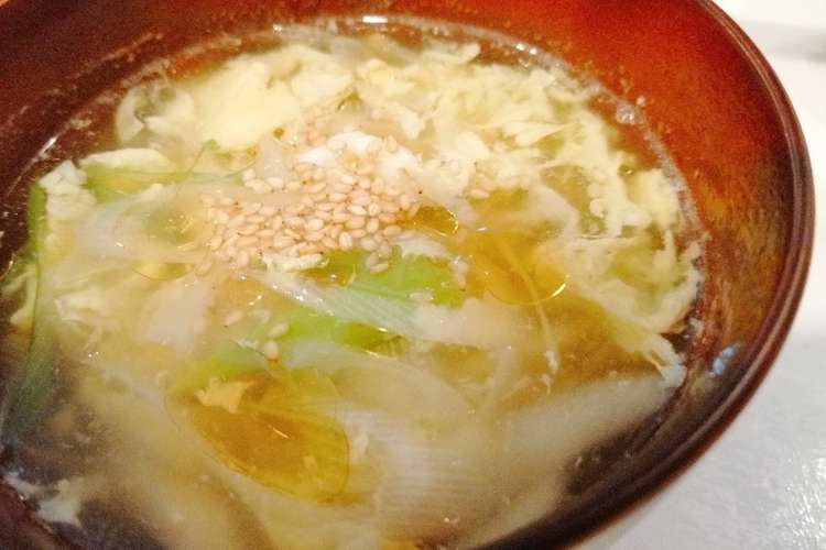 牛蒡と長ネギのあったか かきたま汁 レシピ 作り方 By Tnm Ch クックパッド