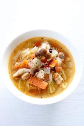 野菜たっぷり♪我が家の【燃焼スープ】