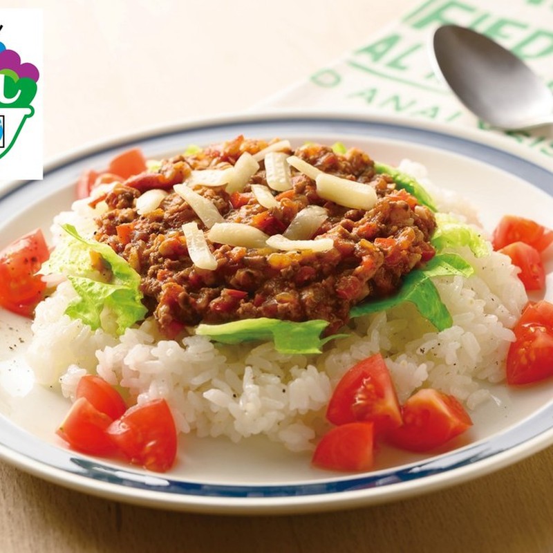 牛ひき肉とチーズ入りライスキャセロールのレシピ