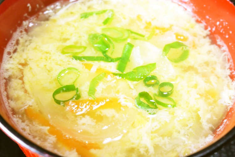キャベツ玉ねぎ人参白だし卵で かきたま汁 レシピ 作り方 By ほっこり の クックパッド 簡単おいしいみんなのレシピが366万品