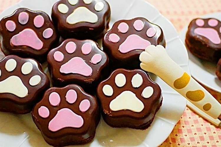 バレンタインにhmで作る肉球チョコケーキ レシピ 作り方 By ひろまるクック クックパッド 簡単おいしいみんなのレシピが354万品