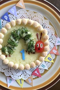 1歳の誕生日に♡皆で食べれるポテトケーキ