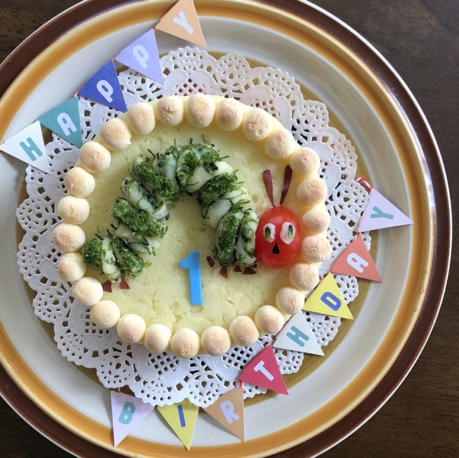 1歳の誕生日に♡皆で食べれるポテトケーキの画像