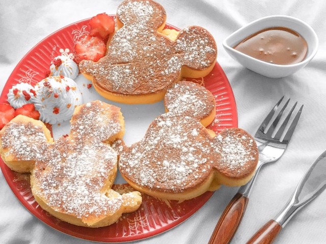 ダイソーの型で ミッキーパンケーキ レシピ 作り方 By はな抹茶 クックパッド 簡単おいしいみんなのレシピが355万品