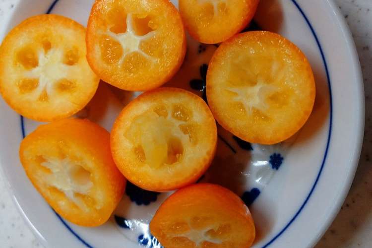 旬のきんかん 簡単 食べ方 種の取り方 レシピ 作り方 By 飴鈴 クックパッド 簡単おいしいみんなのレシピが351万品