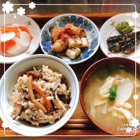 簡単土鍋ご飯・作り置きひじき煮のリメイク