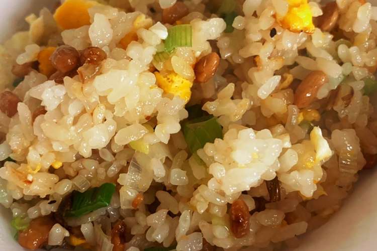 子供喜ぶパラパラ納豆炒飯 レシピ 作り方 By ひびすず クックパッド 簡単おいしいみんなのレシピが353万品