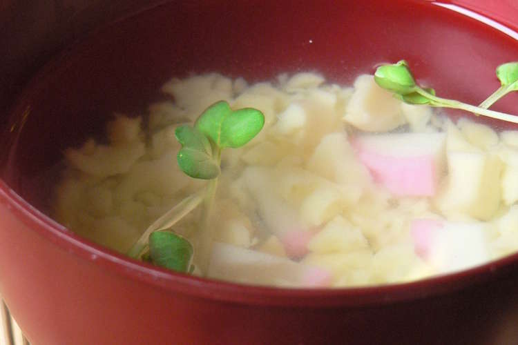 なんて簡単 卵豆腐でお吸い物 レシピ 作り方 By おしす クックパッド