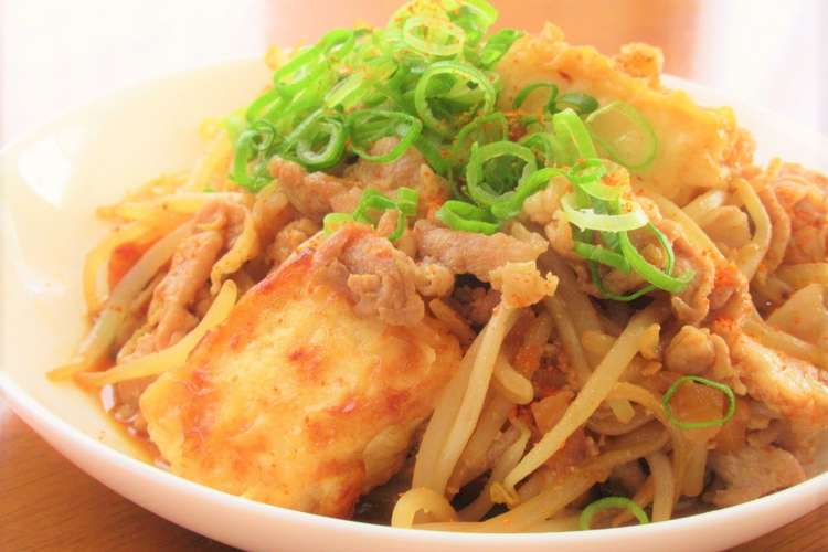 豚バラ肉と木綿豆腐ともやしの辛味炒め レシピ 作り方 By ﾋﾟｰさんのﾟｰﾟﾟ クックパッド 簡単おいしいみんなのレシピが352万品