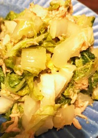 白菜とツナのポン酢マヨサラダ