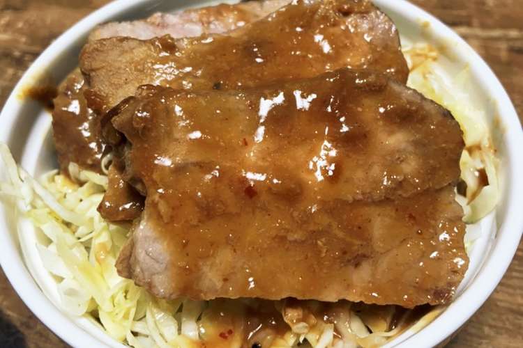 簡単 味噌焼き豚丼 レシピ 作り方 By Lunchplate クックパッド 簡単おいしいみんなのレシピが352万品