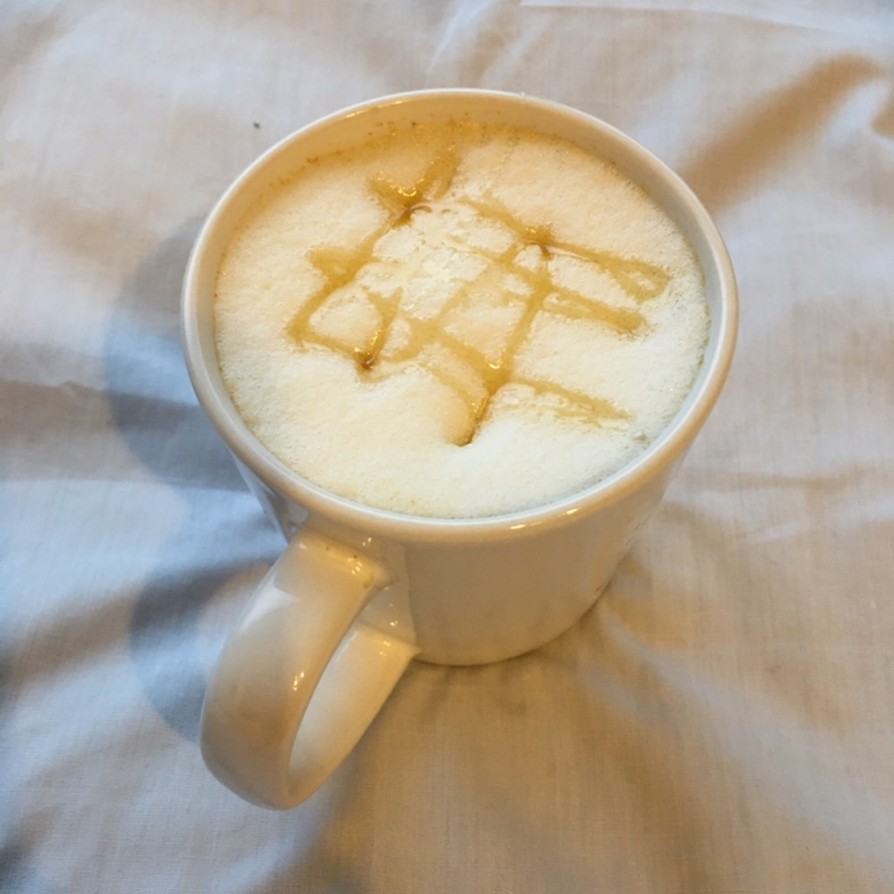 カフェ風！はちみつきな粉豆乳ラテの画像