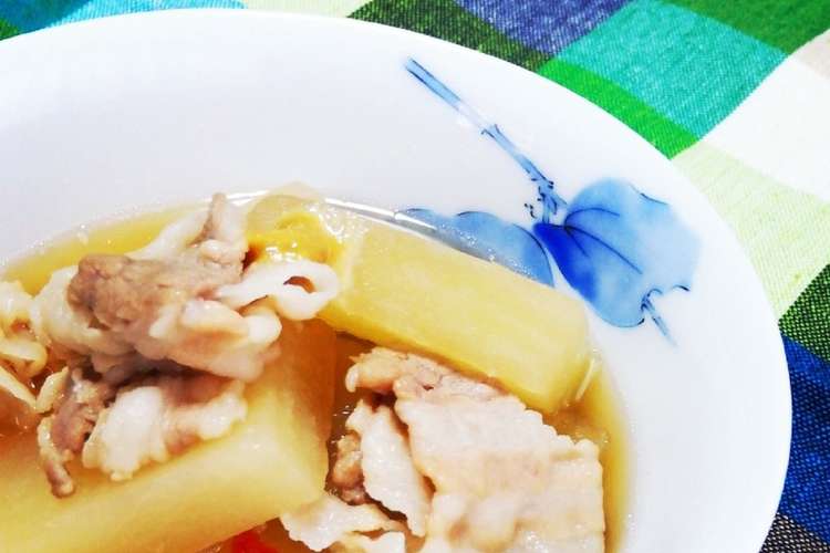 めんつゆで作る大根と豚バラの簡単煮物 レシピ 作り方 By にちょっぴ クックパッド 簡単おいしいみんなのレシピが367万品