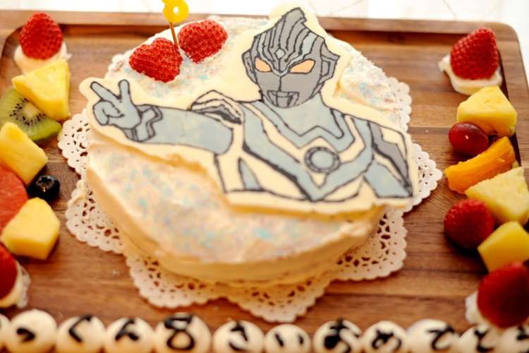 初めてのキャラチョコ ウルトラマンフーマ レシピ 作り方 By それいゆ クックパッド