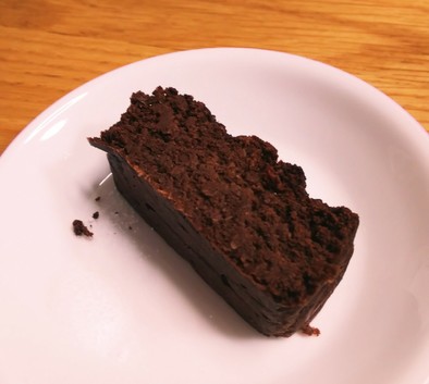 生おからでチョコケーキ。糖質制限おやつの写真
