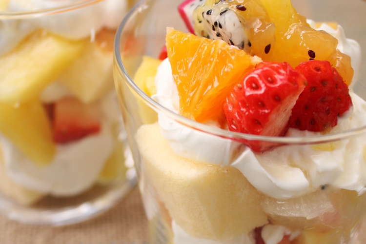 マスカルポーネを使ってトライフルケーキ レシピ 作り方 By タニカ電器 クックパッド 簡単おいしいみんなのレシピが376万品