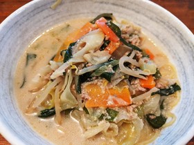 【給食マネ】みそラーメンのスープ