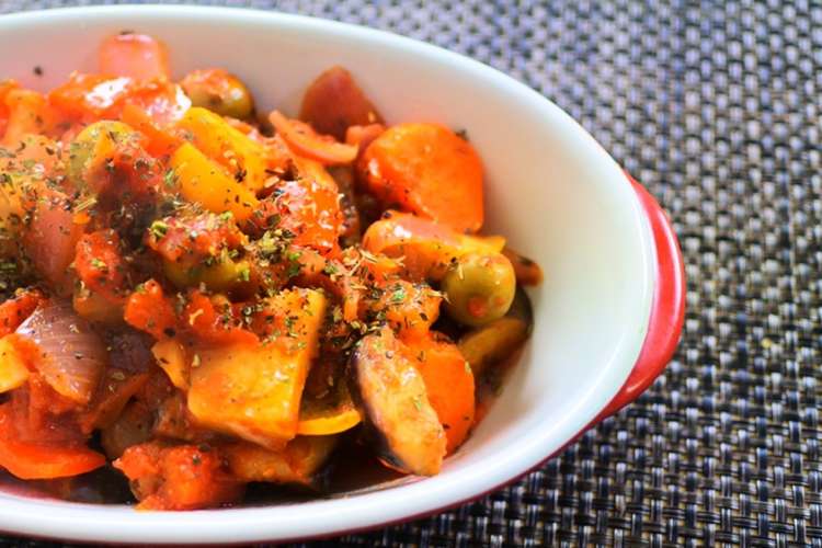 地中海料理 野菜たっぷりカポナータ レシピ 作り方 By 地中海料理あっぷる クックパッド 簡単おいしいみんなのレシピが376万品