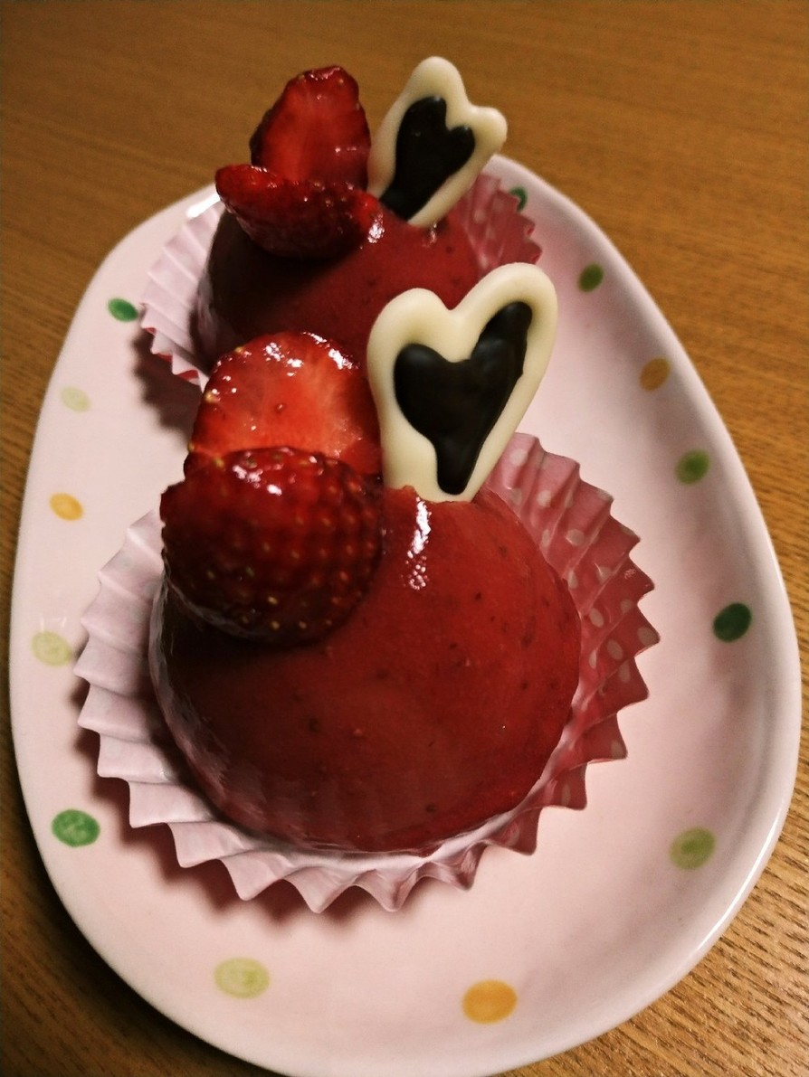 チョコムースの苺グラサージュ♡の画像