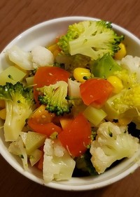 4種の野菜のチョップドサラダ
